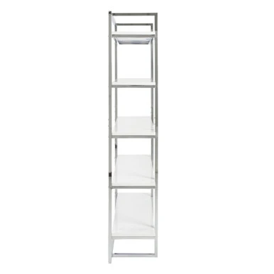 Reza Shelf - White/Chrome - Image 2
