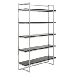 Reza Shelf - Black/Chrome