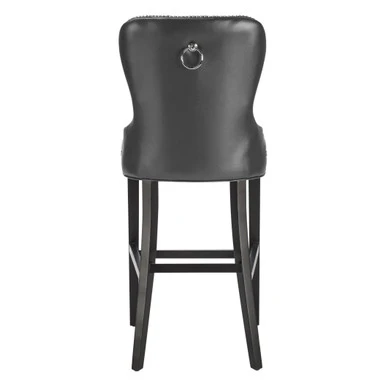 Charlotte Leather Stool - Espresso - Image 3