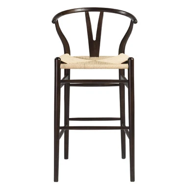 Tia Bar Stool - Walnut/Natural
