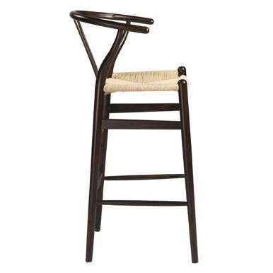 Tia Bar Stool - Walnut/Natural - Image 2