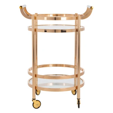 Sierra Bar Cart - Gold - Image 4
