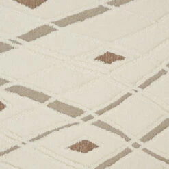 Harlow Rug - Ivory/Brown