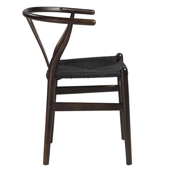 Tia Dining Chair Walnut/Black - Set Of 2 - Image 4