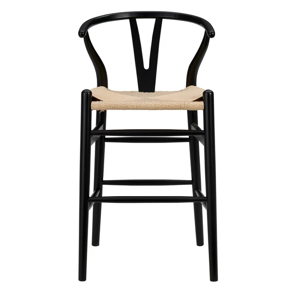 Tia Counter Stool - Black/Natural - Image 2