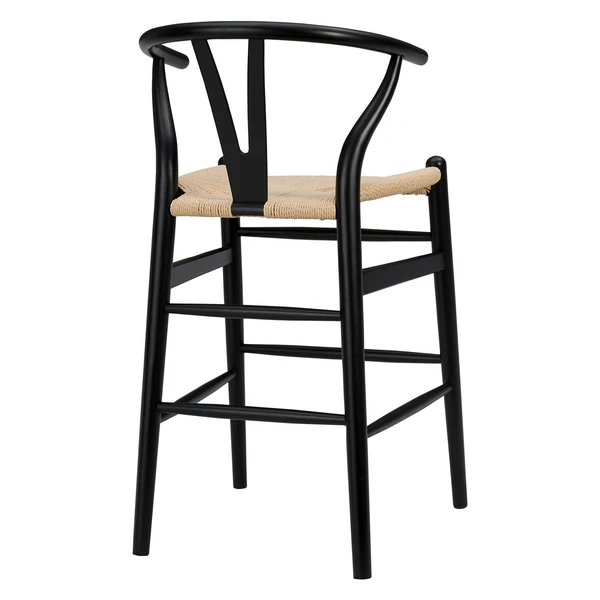 Tia Counter Stool - Black/Natural - Image 4