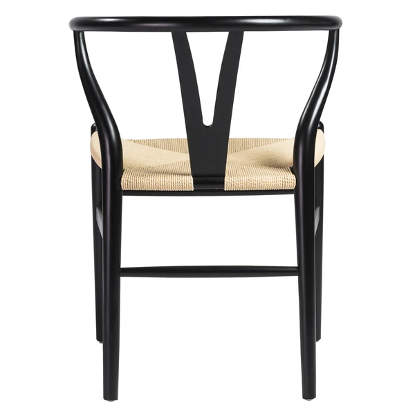 Tia Dining Chair Black/Natural - Set Of 2 - Image 5