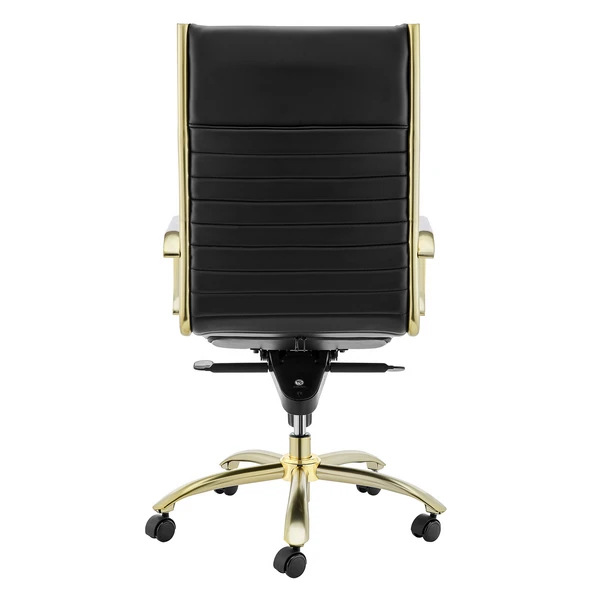 Darby High Back Office Chair - Black/Gold - Image 5
