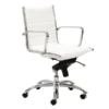 Darby Low Back Office Chair - White