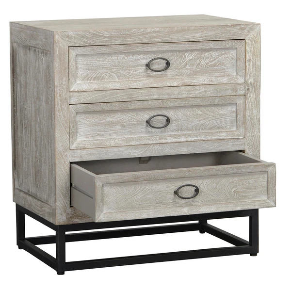 Marabella 3 Drawer Nightstand - Image 3