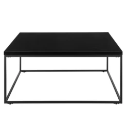 Cory Square Coffee Table - Black/Black