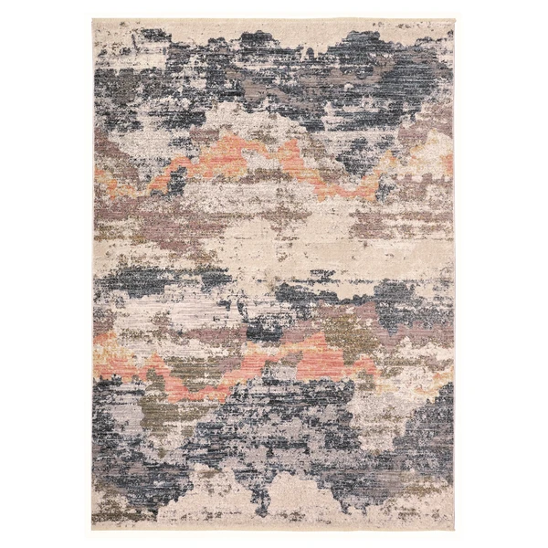 Perry Rug - Blue/Blush