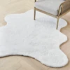 Lapin Animal Shape Rug - White
