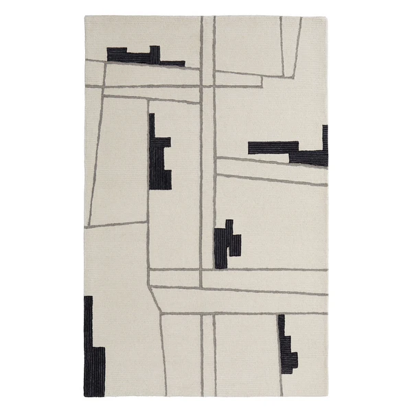 Maggie Rug - Ivory/Black